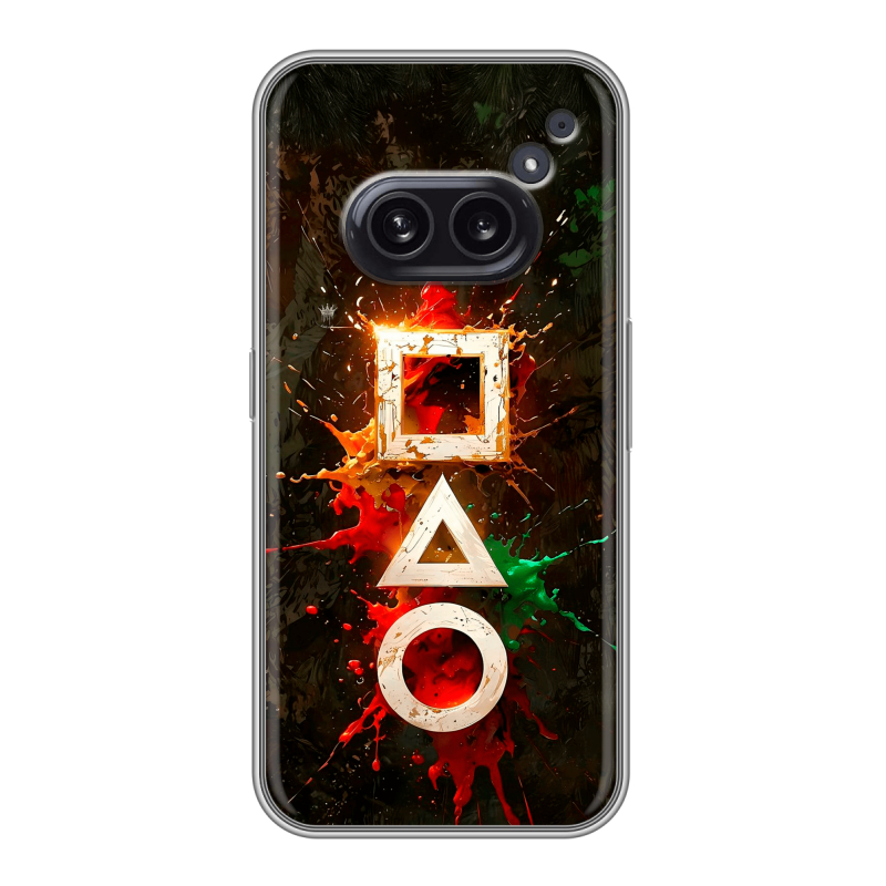 Силиконовый чехол на Nothing Phone (2a) с принтом Squid Game Игра кальмара Силиконовый чехол на Nothing Phone (2a) с принтом Squid Game Игра кальмара