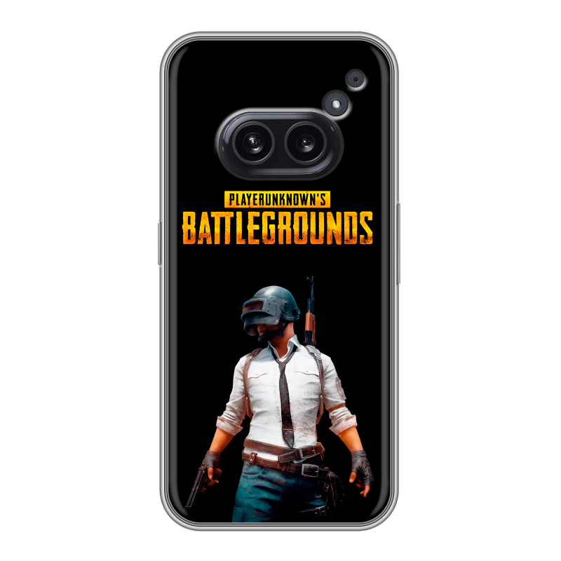 Силиконовый чехол на Nothing Phone (2a) с принтом PUGB ПАГБ Силиконовый чехол на Nothing Phone (2a) с принтом PUGB ПАГБ