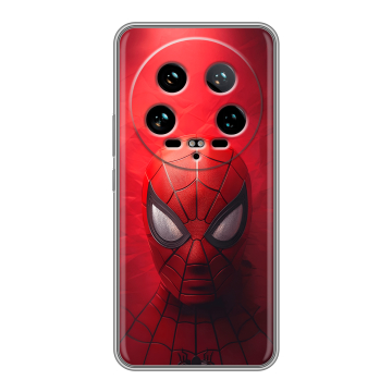 Силиконовый чехол на Xiaomi 14 Ultra с принтом Spiderman Человек паук Силиконовый чехол на Xiaomi 14 Ultra с принтом Spiderman Человек паук