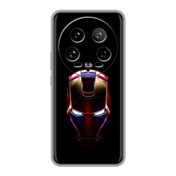Силиконовый чехол на Xiaomi 14 Ultra с принтом IronMan Железный человек Силиконовый чехол на Xiaomi 14 Ultra с принтом IronMan Железный человек