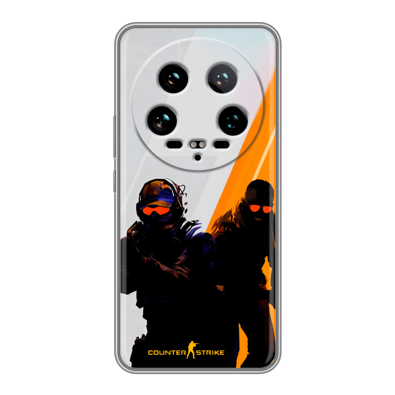 Силиконовый чехол на Xiaomi 14 Ultra с принтом Контер страйк Counter strike Силиконовый чехол на Xiaomi 14 Ultra с принтом Контер страйк Counter strike