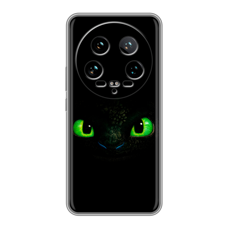 Силиконовый чехол на Xiaomi 14 Ultra с принтом Как приручить дракона Силиконовый чехол на Xiaomi 14 Ultra с принтом Как приручить дракона
