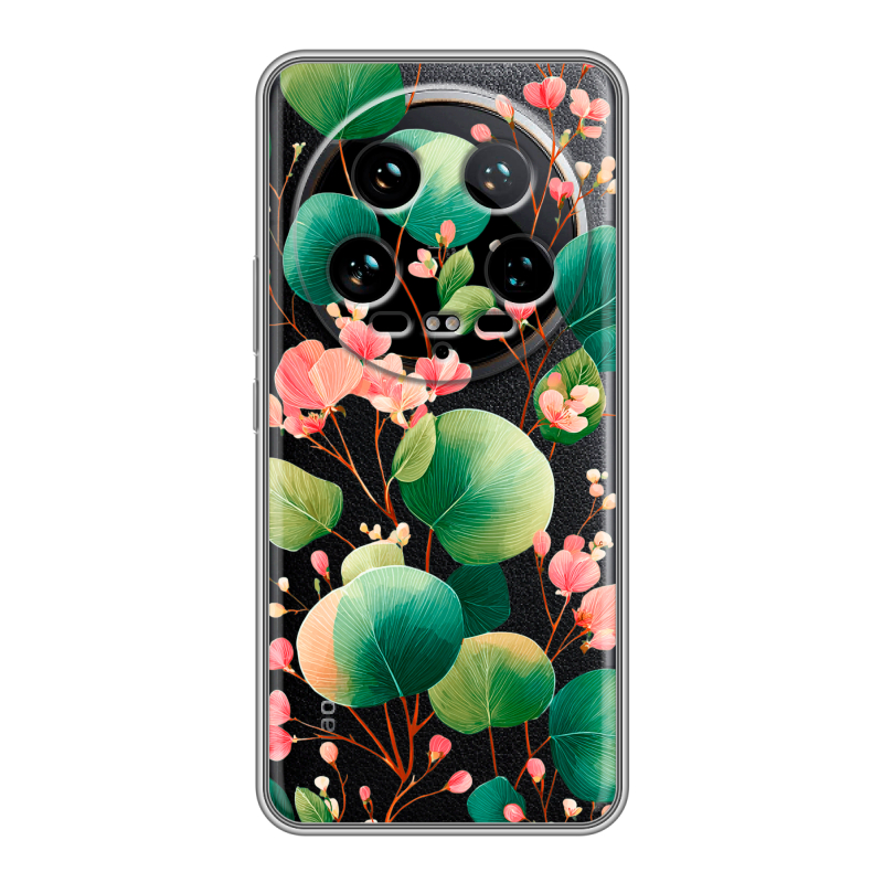 Силиконовый чехол на Xiaomi 14 Ultra с принтом женский Силиконовый чехол на Xiaomi 14 Ultra с принтом женский