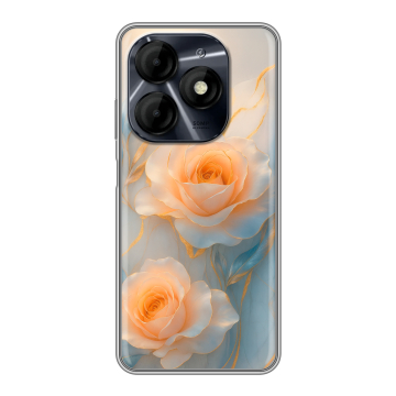 Силиконовый чехол на Itel P55 4G с принтом Женский Силиконовый чехол на Itel P55 4G с принтом Женский