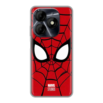Силиконовый чехол на Itel P55 4G с принтом человек паук spiderman