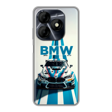 Силиконовый чехол на Itel P55 4G с принтом БМВ BMW Силиконовый чехол на Itel P55 4G с принтом БМВ BMW