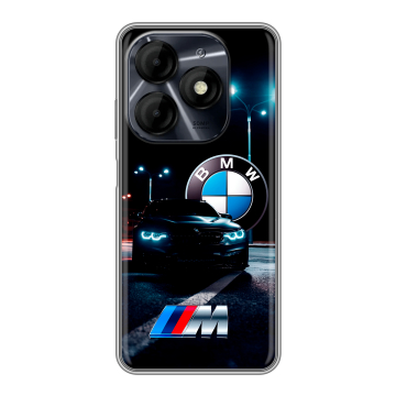 Силиконовый чехол на Itel P55 4G с принтом БМВ BMW
