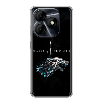 Силиконовый чехол на Itel P55 4G с принтом Игра Престолов Game Thrones