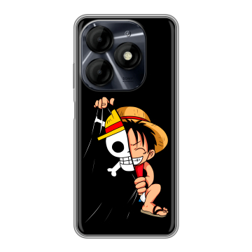 Силиконовый чехол на Itel P55 4G с принтом One Piece Ван Пис