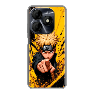 Силиконовый чехол на Itel P55 4G с принтом Naruto Наруто Силиконовый чехол на Itel P55 4G с принтом Naruto Наруто