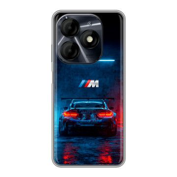 Силиконовый чехол на Itel P55 4G с принтом BMW БМВ Силиконовый чехол на Itel P55 4G с принтом BMW БМВ