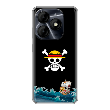 Силиконовый чехол на Itel P55 4G с принтом One Piece Ван Пис Силиконовый чехол на Itel P55 4G с принтом One Piece Ван Пис