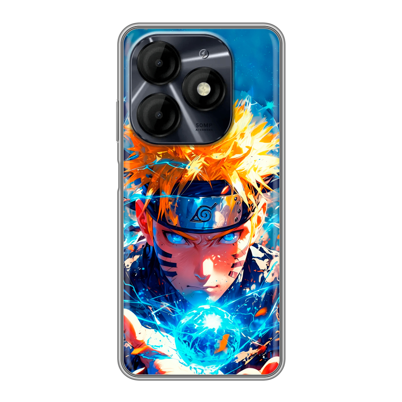 Силиконовый чехол на Itel P55 4G с принтом Аниме Наруто Naruto Силиконовый чехол на Itel P55 4G с принтом Аниме Наруто Naruto