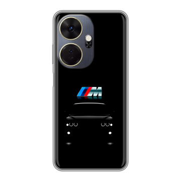 Силиконовый чехол на Itel P55 Plus с принтом БМВ BMW Силиконовый чехол на Itel P55 Plus с принтом БМВ BMW