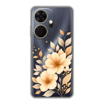 Силиконовый чехол на Itel P55 Plus с принтом для девушки Силиконовый чехол на Itel P55 Plus с принтом для девушки