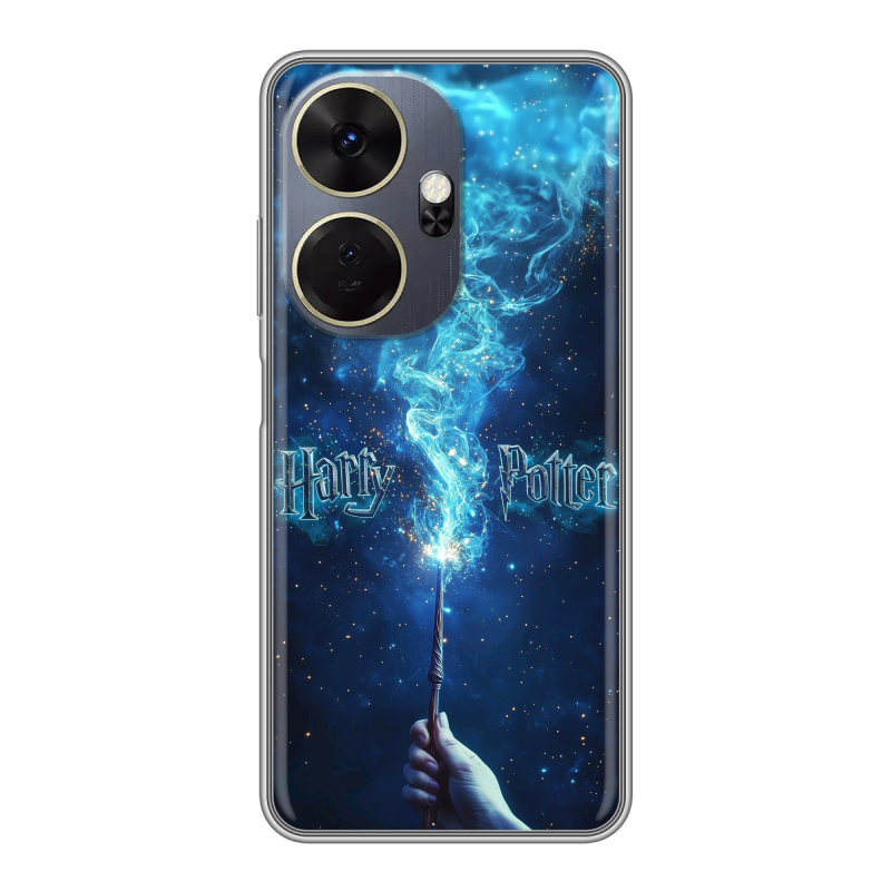 Силиконовый чехол на Itel P55 Plus с принтом Harry Potter Гарри Поттер Силиконовый чехол на Itel P55 Plus с принтом Harry Potter Гарри Поттер