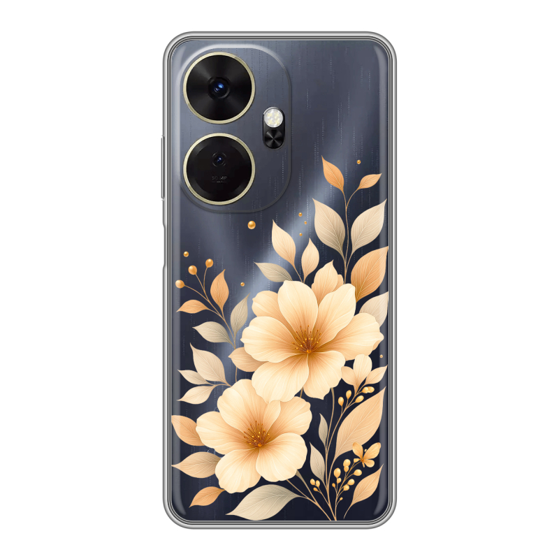 Силиконовый чехол на Itel P55 Plus с принтом для девушки Силиконовый чехол на Itel P55 Plus с принтом для девушки