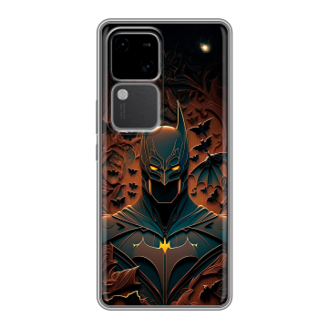 Силиконовый чехол на Vivo V30 5G с принтом Batman Бэтмен