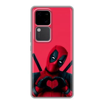 Силиконовый чехол на Vivo V30 5G с принтом Дедпул Deadpool Силиконовый чехол на Vivo V30 5G с принтом Дедпул Deadpool