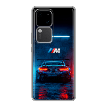 Силиконовый чехол на Vivo V30 5G с принтом BMW БМВ Силиконовый чехол на Vivo V30 5G с принтом BMW БМВ
