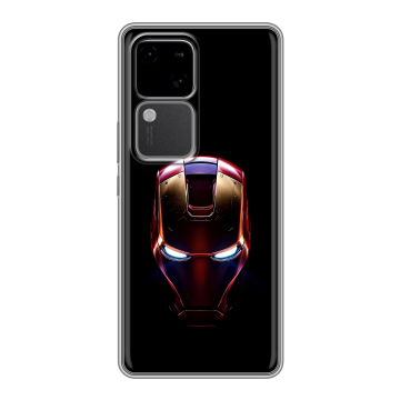 Силиконовый чехол на Vivo V30 5G с принтом IronMan Железный человек Силиконовый чехол на Vivo V30 5G с принтом IronMan Железный человек