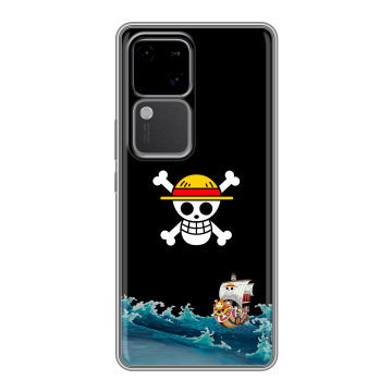 Силиконовый чехол на Vivo V30 5G с принтом One Piece Ван Пис Силиконовый чехол на Vivo V30 5G с принтом One Piece Ван Пис