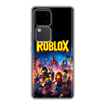 Силиконовый чехол на Vivo V30 5G с принтом Roblox Роблокс Силиконовый чехол на Vivo V30 5G с принтом Roblox Роблокс