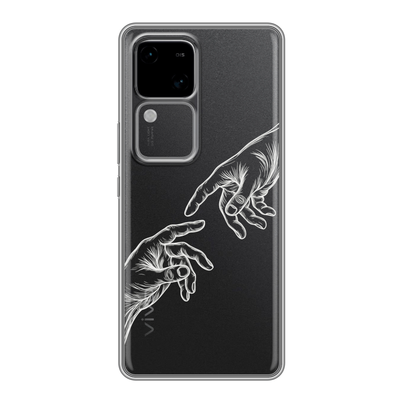 Силиконовый чехол на Vivo V30 5G с принтом Сотворение мира Силиконовый чехол на Vivo V30 5G с принтом Сотворение мира
