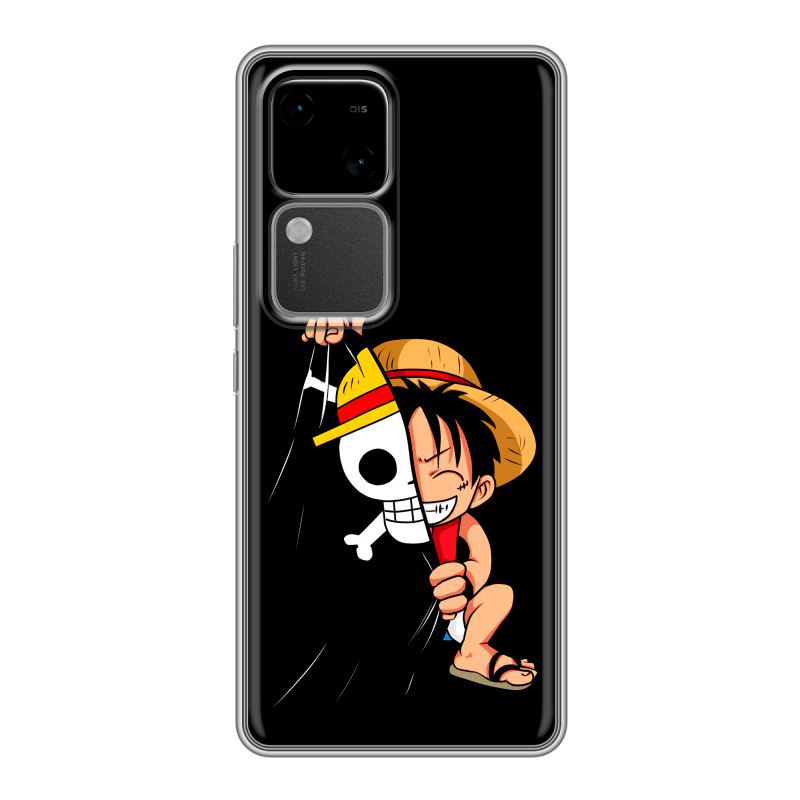Силиконовый чехол на Vivo V30 5G с принтом One Piece Ван Пис Силиконовый чехол на Vivo V30 5G с принтом One Piece Ван Пис