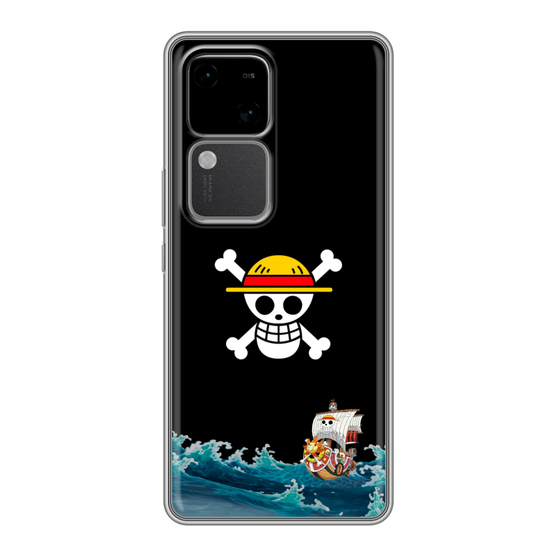 Силиконовый чехол на Vivo V30 5G с принтом One Piece Ван Пис Силиконовый чехол на Vivo V30 5G с принтом One Piece Ван Пис