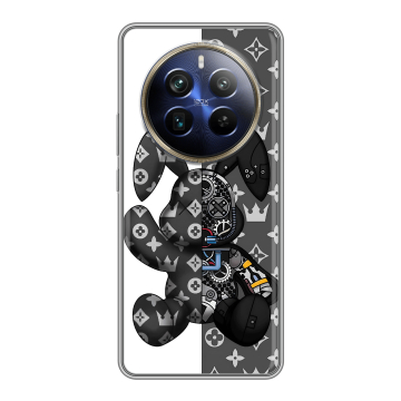 Силиконовый чехол на Realme 12 Plus 5G с принтом Луи робот Силиконовый чехол на Realme 12 Plus 5G с принтом Луи робот