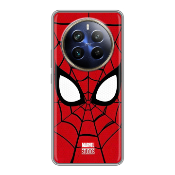 Силиконовый чехол на Realme 12 Plus 5G с принтом человек паук spiderman Силиконовый чехол на Realme 12 Plus 5G с принтом человек паук spiderman