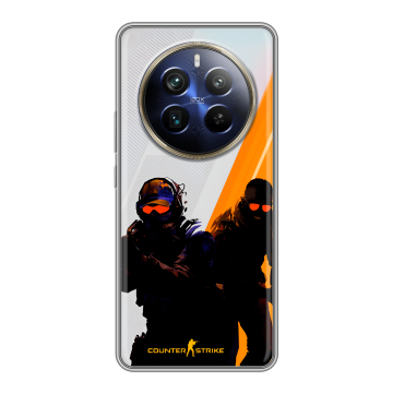 Силиконовый чехол на Realme 12 Plus 5G с принтом Контер страйк Counter strike Силиконовый чехол на Realme 12 Plus 5G с принтом Контер страйк Counter strike