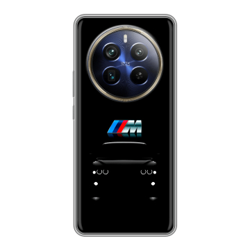 Силиконовый чехол на Realme 12 Plus 5G с принтом БМВ BMW Силиконовый чехол на Realme 12 Plus 5G с принтом БМВ BMW