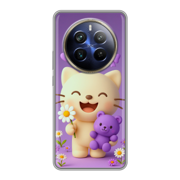 Силиконовый чехол на Realme 12 Plus 5G с принтом для девочек Силиконовый чехол на Realme 12 Plus 5G с принтом для девочек