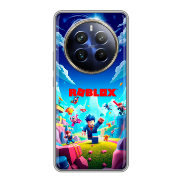Силиконовый чехол на Realme 12 Plus 5G с принтом Roblox Роблокс Силиконовый чехол на Realme 12 Plus 5G с принтом Roblox Роблокс
