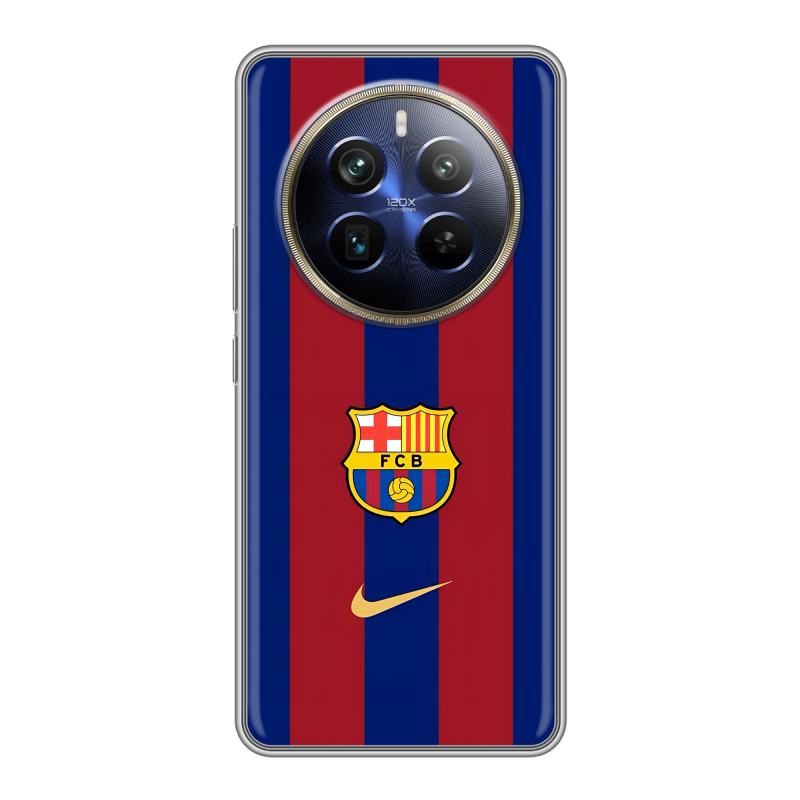 Силиконовый чехол на Realme 12 Plus 5G с принтом Барселона Barcelona Силиконовый чехол на Realme 12 Plus 5G с принтом Барселона Barcelona