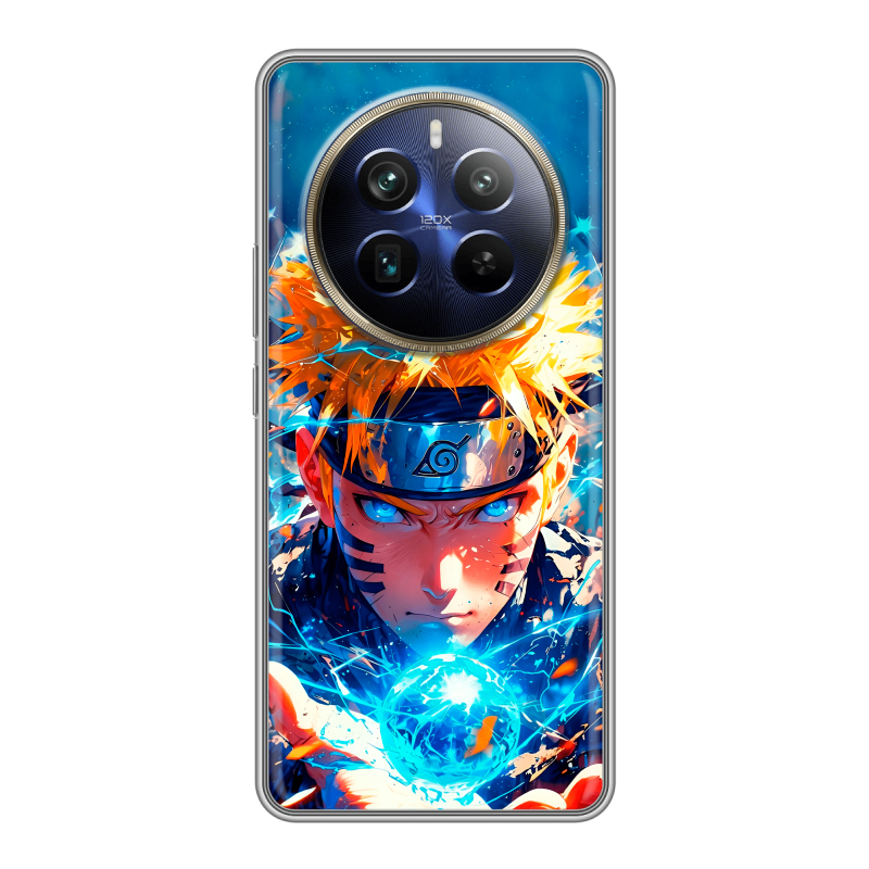 Силиконовый чехол на Realme 12 Plus 5G с принтом Аниме Наруто Naruto Силиконовый чехол на Realme 12 Plus 5G с принтом Аниме Наруто Naruto