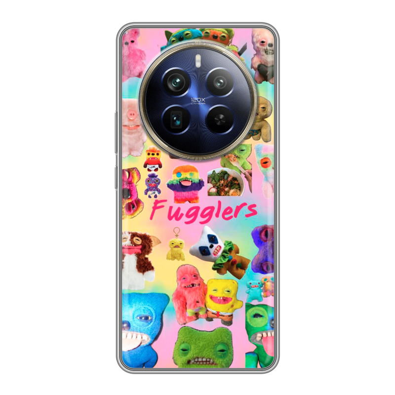 Силиконовый чехол на Realme 12 Plus 5G с принтом Флагер Fuggler Силиконовый чехол на Realme 12 Plus 5G с принтом Флагер Fuggler