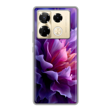 Силиконовый чехол на Infinix Note 40 Pro 5G с принтом женский цветы Силиконовый чехол на Infinix Note 40 Pro 5G с принтом женский цветы