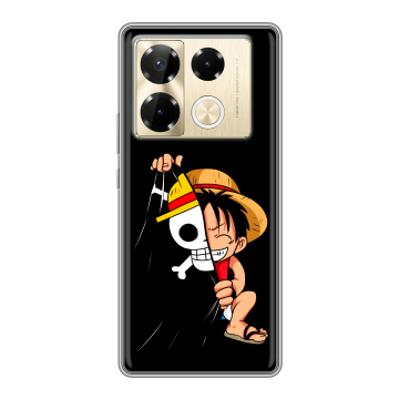 Силиконовый чехол на Infinix Note 40 Pro 5G с принтом One Piece Ван Пис