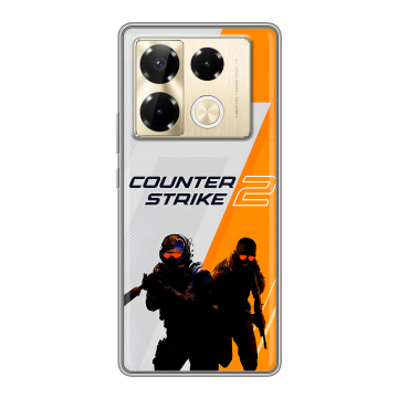 Силиконовый чехол на Infinix Note 40 Pro 5G с принтом Counter Strike Силиконовый чехол на Infinix Note 40 Pro 5G с принтом Counter Strike