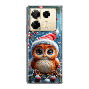 Силиконовый чехол на Infinix Note 40 Pro 5G с принтом Новый год Силиконовый чехол на Infinix Note 40 Pro 5G с принтом Новый год