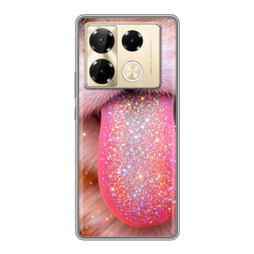 Силиконовый чехол на Infinix Note 40 Pro 5G с принтом для девочек Силиконовый чехол на Infinix Note 40 Pro 5G с принтом для девочек