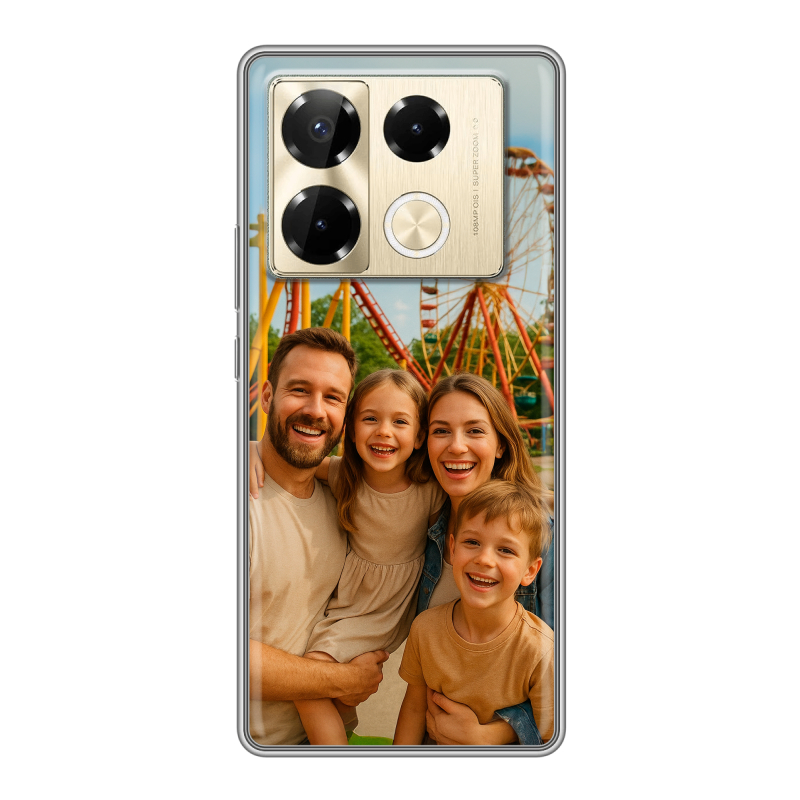 Силиконовый чехол на Infinix Note 40 Pro 5G с принтом чехол с фото Силиконовый чехол на Infinix Note 40 Pro 5G с принтом чехол с фото