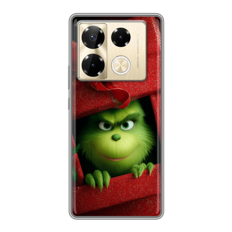 Силиконовый чехол на Infinix Note 40 Pro 5G с принтом Новый год Силиконовый чехол на Infinix Note 40 Pro 5G с принтом Новый год