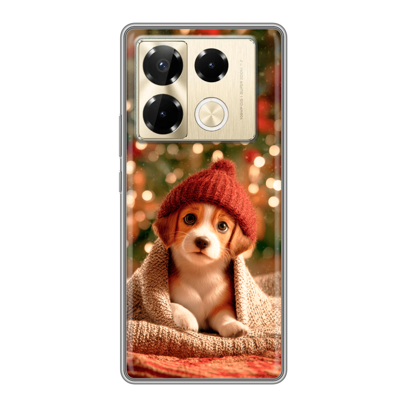 Силиконовый чехол на Infinix Note 40 Pro 5G с принтом Новый год Силиконовый чехол на Infinix Note 40 Pro 5G с принтом Новый год