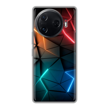 Силиконовый чехол на Tecno Camon 30 Pro 5G с принтом Абстракция неон Силиконовый чехол на Tecno Camon 30 Pro 5G с принтом Абстракция неон