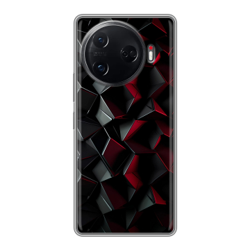 Силиконовый чехол на Tecno Camon 30 Pro 5G с принтом Абстракция
