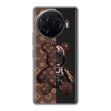 Силиконовый чехол на Tecno Camon 30 Pro 5G с принтом Луи робот